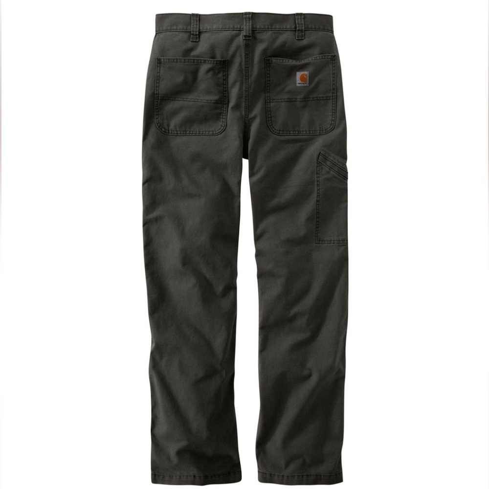 Vintage Carhartt Men’s Straight Rigby Dungaree Pants in Charcoal